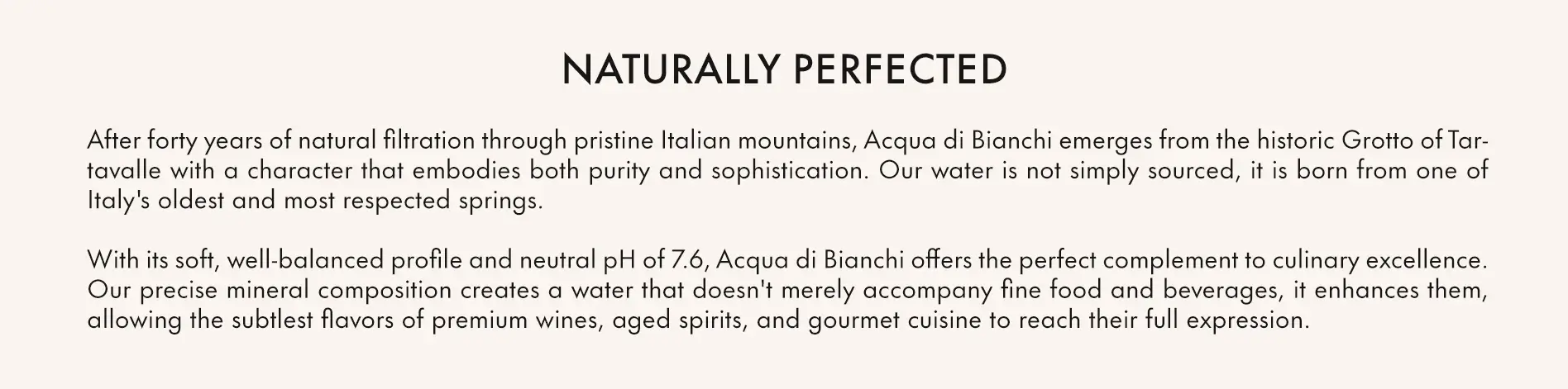 Acqua Di Bianchi