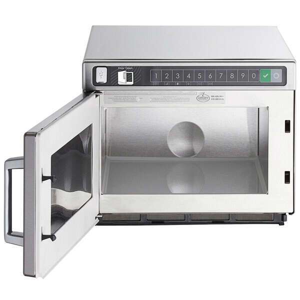 ACP Inc. Amana HDC212, 21x16.5-inch Heavy-Duty Stainless Steel Commercial Microwave Oven, 2,100W