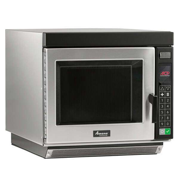 ACP, Inc. ACP Inc. Amana RC22S2 25.5x19.25-inch Commercial Microwave Oven with Push Button Controls, 2,200W