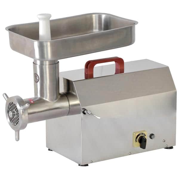 Admiral Craft Equipment Corp Admiral Craft 1A-CG412, #12 Stainless Steel Commercial Electric Meat Grinder