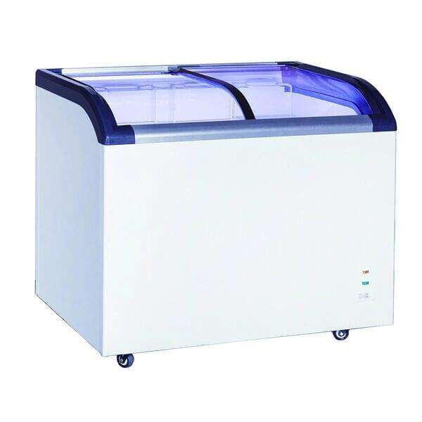 Admiral Craft Equipment Corp Admiral Craft BDCF-9-CG, 40-inch Sliding Glass Door Black Diamond Chest Freezer, 9.6 Cu.Ft.