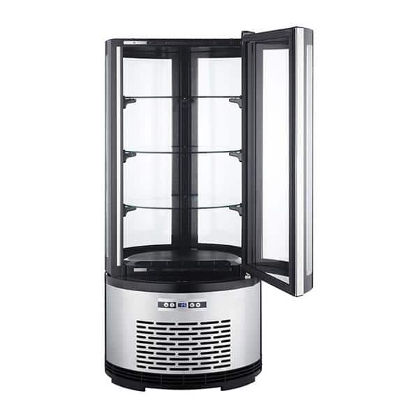 Admiral Craft Equipment Corp Admiral Craft BDRCK-100/CT, 19-inch Black Diamond Refrigerated Countertop Cake Display, 100L/3.53 Cu.Ft.