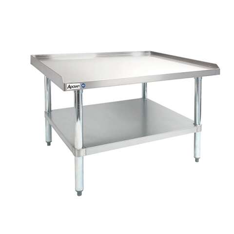 Admiral Craft Equipment Corp Admiral Craft ES-3024, 30x24-inch Stainless Steel Equipment Stand with Galvanized Undershelf and Legs