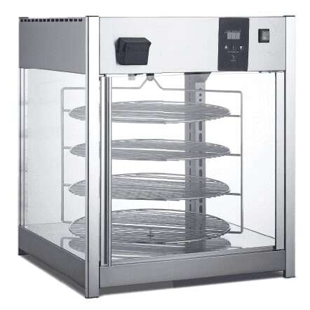 Admiral Craft Equipment Corp Admiral Craft HDRP-158, 25-inch Rotating Pizza Display Case, 30 Cu.Ft.