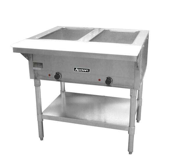 Admiral Craft Equipment Corp Adcraft ST120-2, 2 Bay Open Well Steam Table, CE