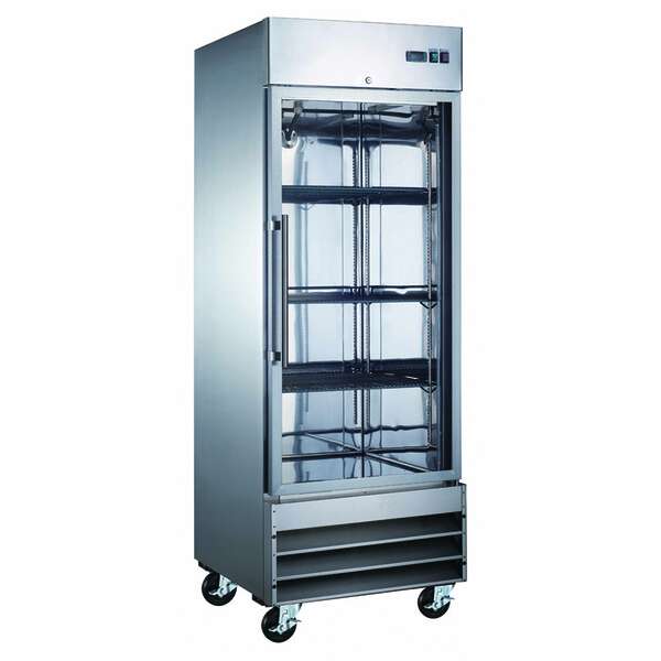 Admiral Craft Equipment Corp Admiral Craft USFZ-1D-G, 29-inch Single Glass Door Commercial Reach-In Freezer, 23 Cu.Ft.