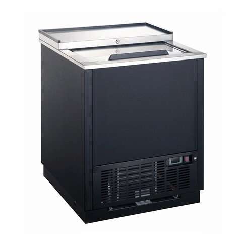 Admiral Craft Equipment Corp Admiral Craft USGF-1L, 26-inch Single Lid Black Glass Froster, 4 Cu.Ft.