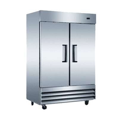 Admiral Craft Equipment Corp Admiral Craft USRF-2D, 54-inch 2 Solid Doors Commercial Reach-In Refrigerator, 48 Cu.Ft.