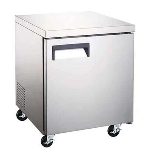Admiral Craft Equipment Corp Admiral Craft USUCRF-27, 27-inch 1 Solid Door Stainless Steel Undercounter Refrigerator
