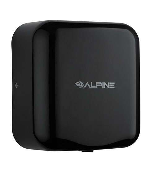Alpine Industries 400-10-BLA Hemlock Stainless Steel Hand Dryer Black, EA