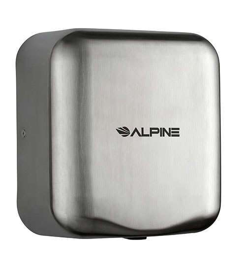Alpine Industries 400-10-SSB Hemlock Brushed Stainless Steel Hand Dryer, EA