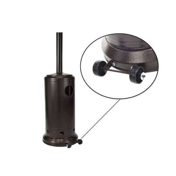 Alpine Industries 4001-01-45 87-Inch Portable Outdoor Patio Heater, LP, 45000 BTU