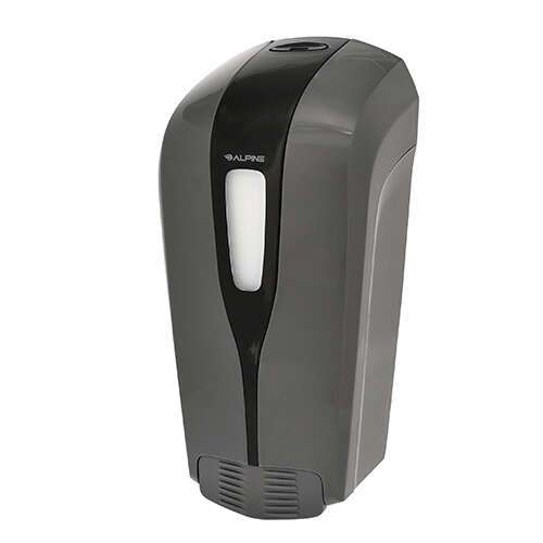 Alpine Industries 427-L-GRY 16Oz Plastic Manual Aspen Soap Dispenser Gray, EA