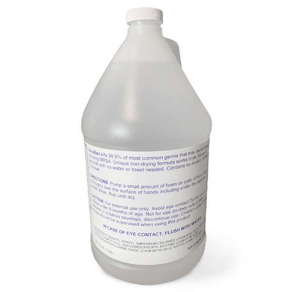 Set: One Automatic Foam Soap/Sanitizer Dispenser and Four 1-Gallon Foam Hand Sanitizers