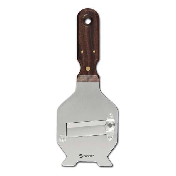 Ambrogio Sanelli 1720.000, Stainless Steel Truffle Slicer with Dark Wood Handle
