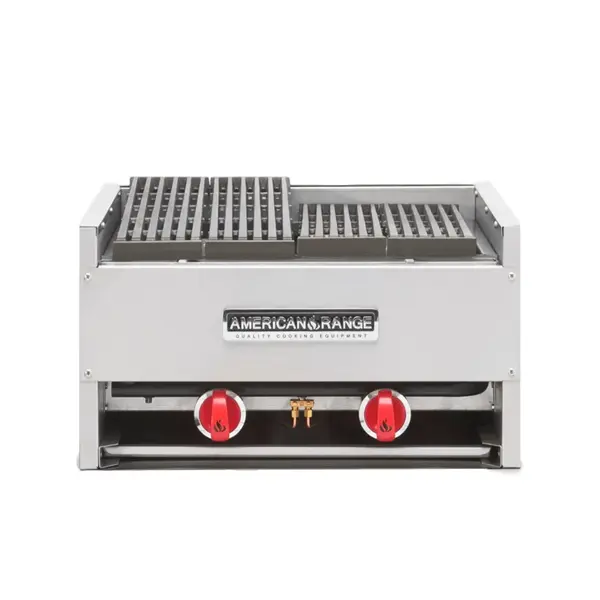 American Range AECB-36, 36-Inch Gas Lava-Rock Countertop Charbroiler