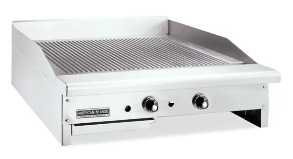 American Range ARTG-60, Counter Unit, 60 inch Thermostatic Gas Griddle with Steel Plate, NSF