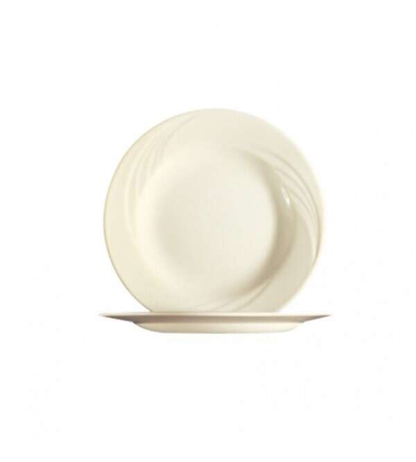 Arcoroc 27021, 6 1/8" Opal Cypress Ivory Bread and Butter Plate (Discontinued)