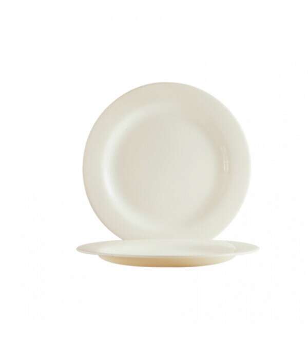 Arcoroc 47900, 10 5/8" Opal Reception Ivory Plate (Discontinued)