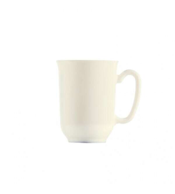 Arcoroc 48025, 10 Oz Opal Reception Ivory Stackable Mug, 36/CS (Discontinued)
