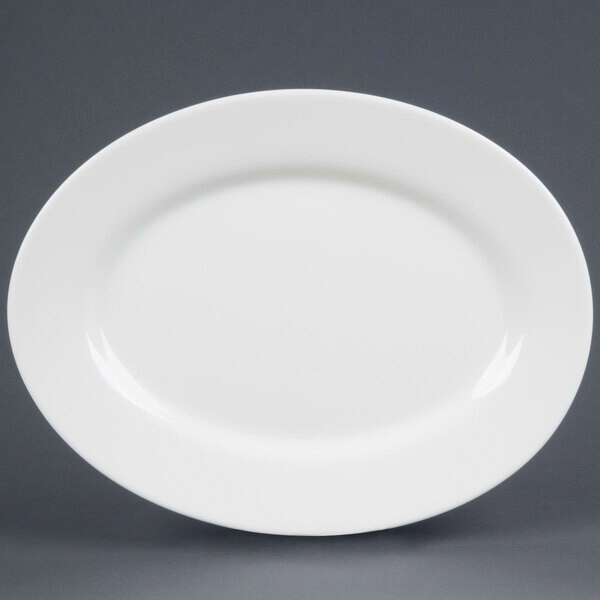 Arcoroc G4975, 13 3/4" x 10" Intensity Oval Platter