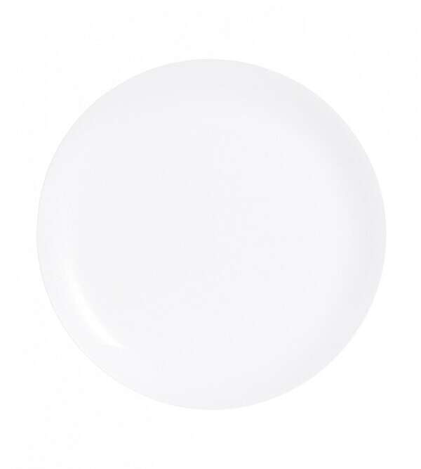 Arcoroc N9360ARC 10.6" Evolutions Round White Rimless Glass Plate, 24/CS