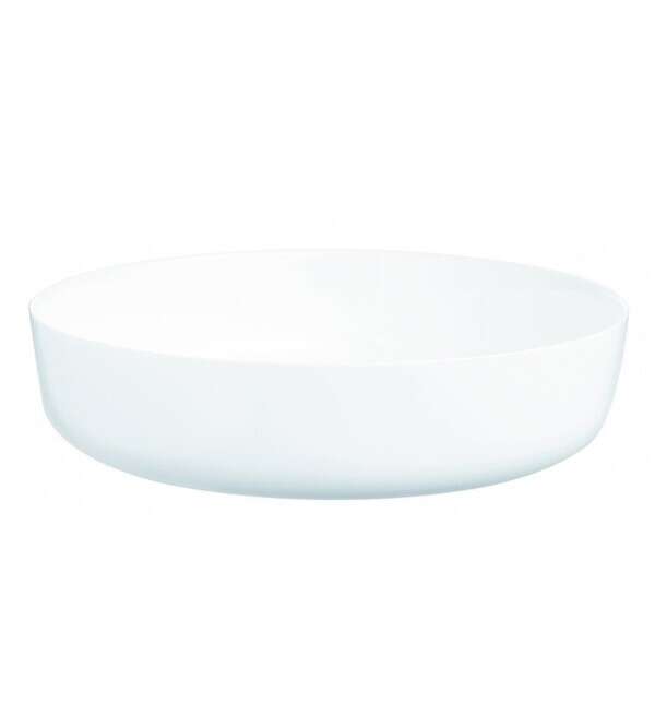 Arcoroc N9398ARC 4L Evolutions Round White Glass Service Dish, 3/CS (Discontinued)