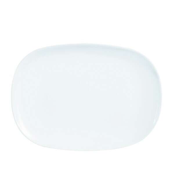 Arcoroc N9402ARC 13.75"x9.25" Evolutions Rectangular White Glass Platter, 12/CS (Discontinued)