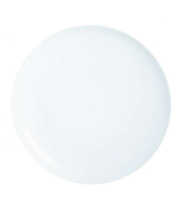 Arcoroc N9406ARC 12.5" Evolutions Round White Glass Pizza Plate, 12/CS (Discontinued)