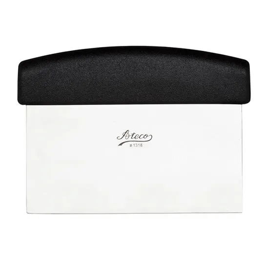 Ateco 1318, Stainless Steel Bench Scraper with Plastic Handle