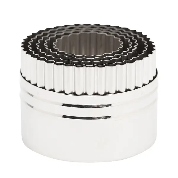 Ateco 14410, 5-Piece Double-Sided Round Pastry Cutter Set