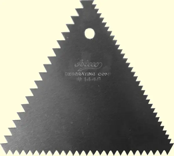Ateco 1446, Aluminum Decorating Comb