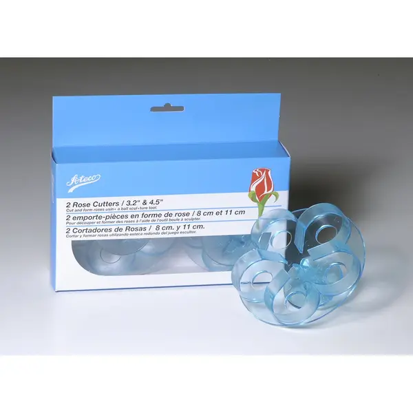 Ateco 1481, Set of 2 Plastic Rose Petal Cutters