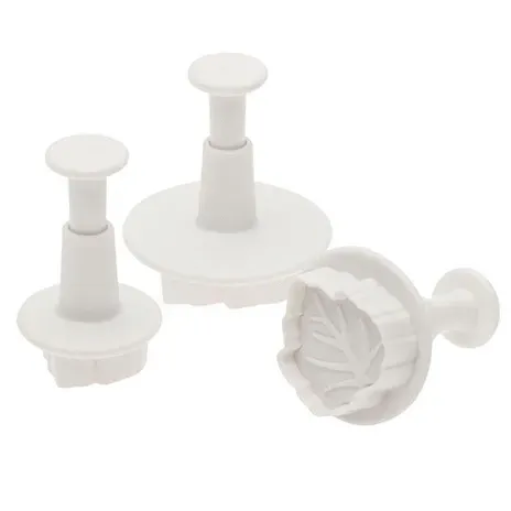 Ateco 1953, Wide Leaf Sugar Paste Cutters, Set of 3
