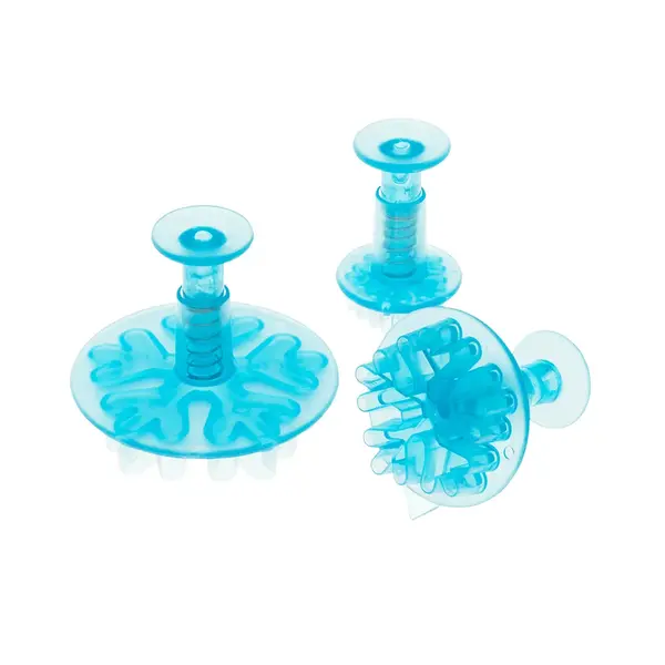 Ateco 1961, Snowflake Sugar Paste Cutters, Set of 3