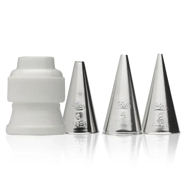 Ateco 380, 4-Piece Set of Writing Decorating Tips