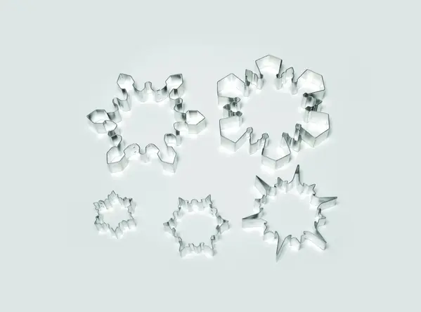 Ateco 4843, Snowflake Cutters, Set of 5