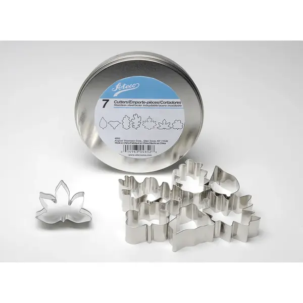 Ateco 4852, Leaf Cutters, Set of 7