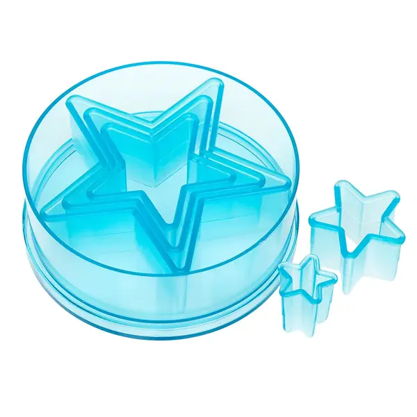 Ateco 5750, Plain Star Cutters, Set of 5