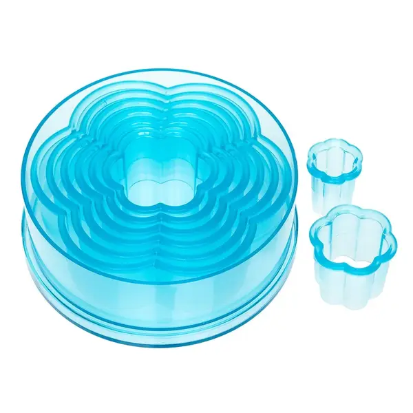 Ateco 5759, Plain Flower Cutters, Set of 8