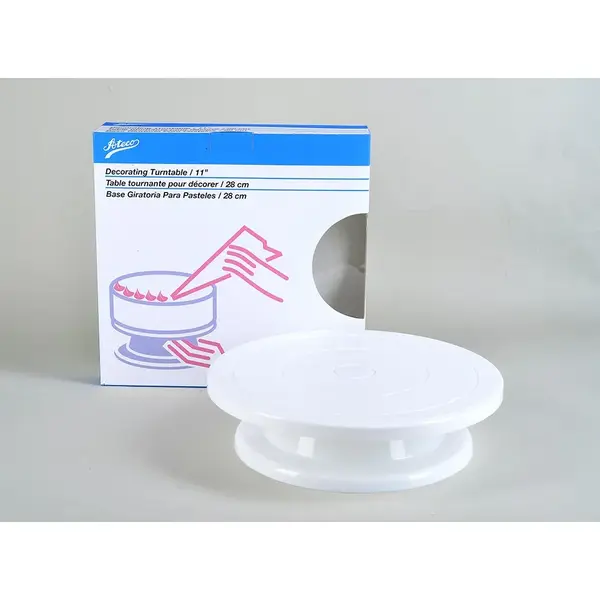 Ateco 608, 11-Inch Plastic Revolving Cake Stand