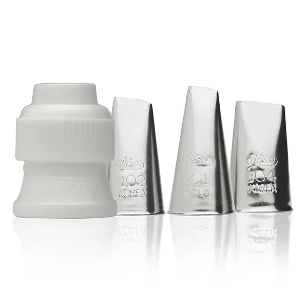 Ateco 383, 4-Piece Set of Rose Decorating Tips
