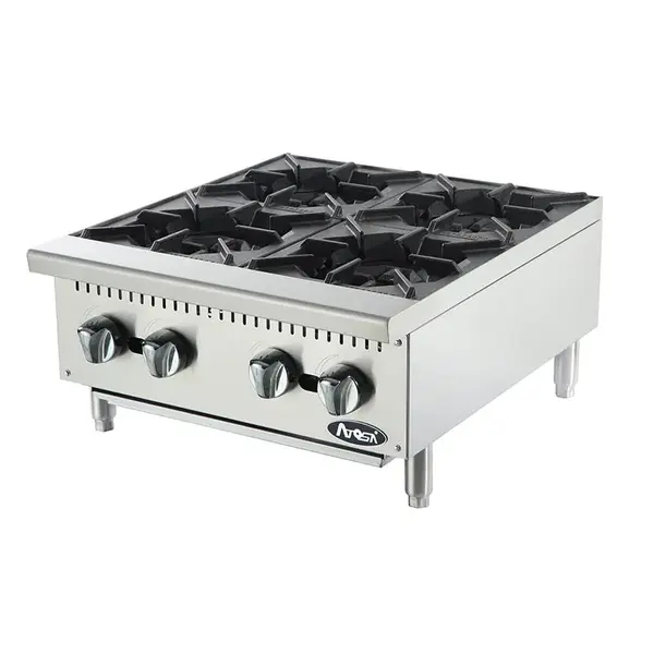 Atosa CookRite ATHP-24-4, 24-Inch Heavy Duty Four Burner Hot Plate / Countertop Range (Discontinued)