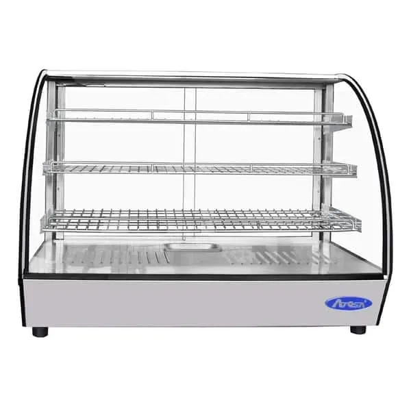 Atosa CHDC-56, 5.6 Cu.Ft Curved Countertop Heated Display Case