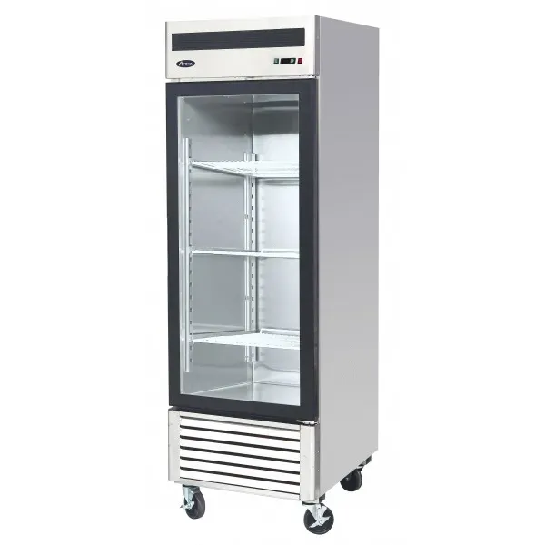 Atosa MCF8705GR Bottom Mount 1-Glass Door Refrigerator