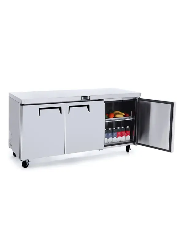 Atosa MGF8404GR 72-Inch Three-Door Undercounter Refrigerator