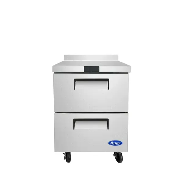 Atosa MGF8428GR, 27-Inch Worktop Freezer with Drawers & Backsplash