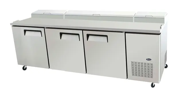 Atosa MPF8203GR 93-Inch 3-Door Pizza Prep Table