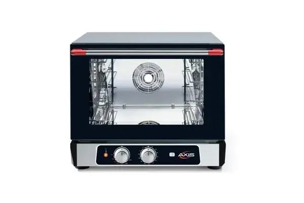 Axis AX-513RH, Countertop Convection Oven, Half Size Pan, 3 Shelves, Manual Controllers