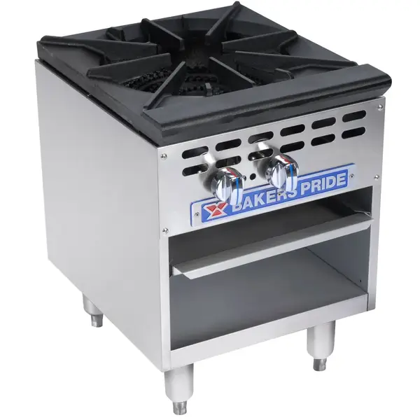 Bakers Pride BPSP-18-2, 18-Inch Single Burner Gas Stock Pot Range